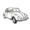 Volkswagen Coccinelle (40,5 x 25 cm)