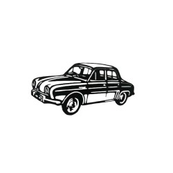 Renault Dauphine (29 x15,5 cm)