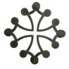 Dessous de plat : Croix Occitane (10 x 10 cm)
