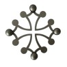 Dessous de plat : Croix Occitane (10 x 10 cm)