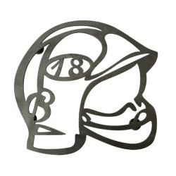 Dessous de plat : Casque Pompier Vide (30 x 30 cm)