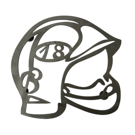 Dessous de plat : Casque Pompier Vide (30 x 30 cm)