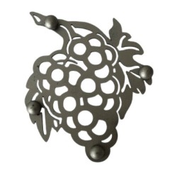 Dessous de plat : Grappe de raisin (15 x 18,5 cm)
