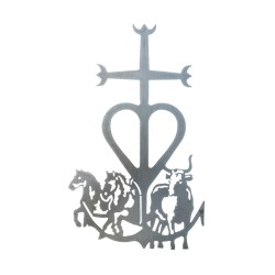 Croix Camarguaise Troupeau (21,5 x 37 cm)
